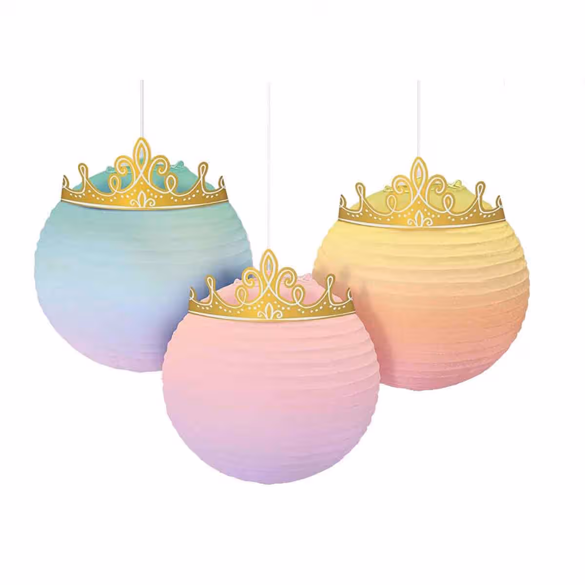 Disney Princess 3-Piece Lantern Decoration Set