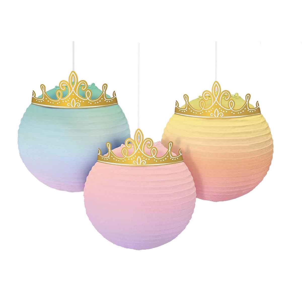 Disney Princess 3-Piece Lantern Decoration Set