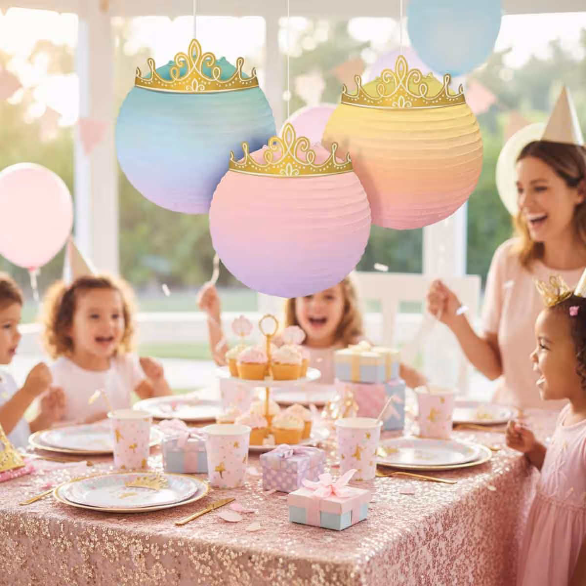 Disney Princess 3-Piece Lantern Decoration Set