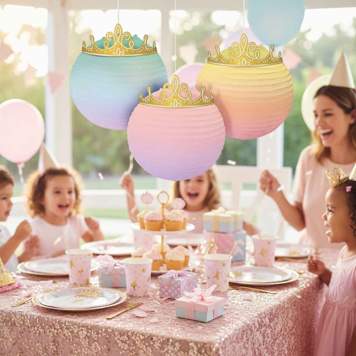 Disney Princess 3-Piece Lantern Decoration Set