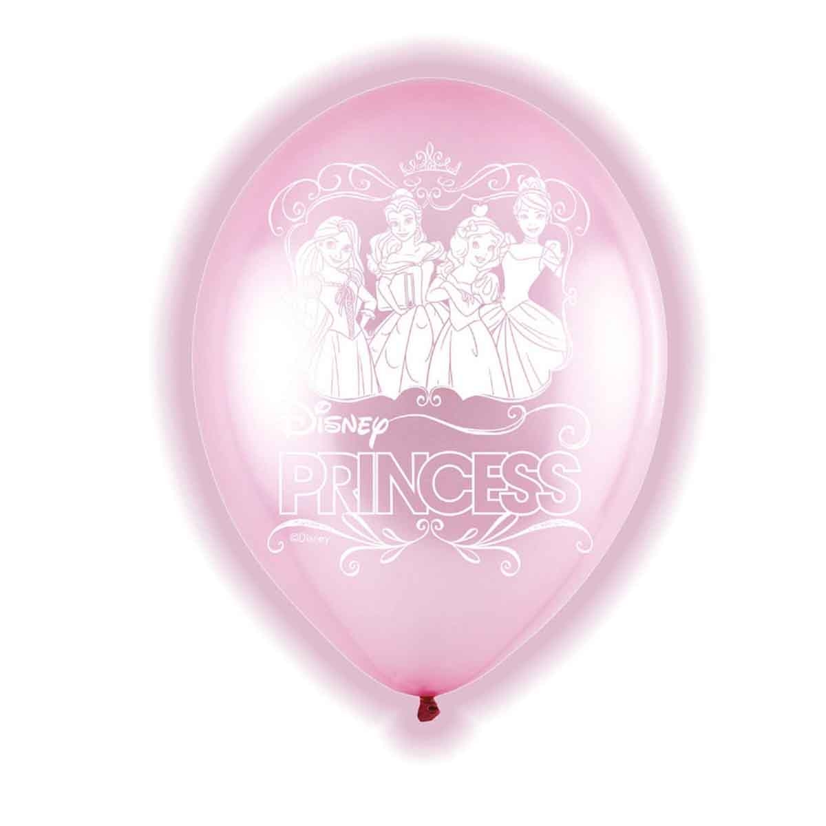 Disney Princess 5-Piece 11" LED Latex Balloon Set