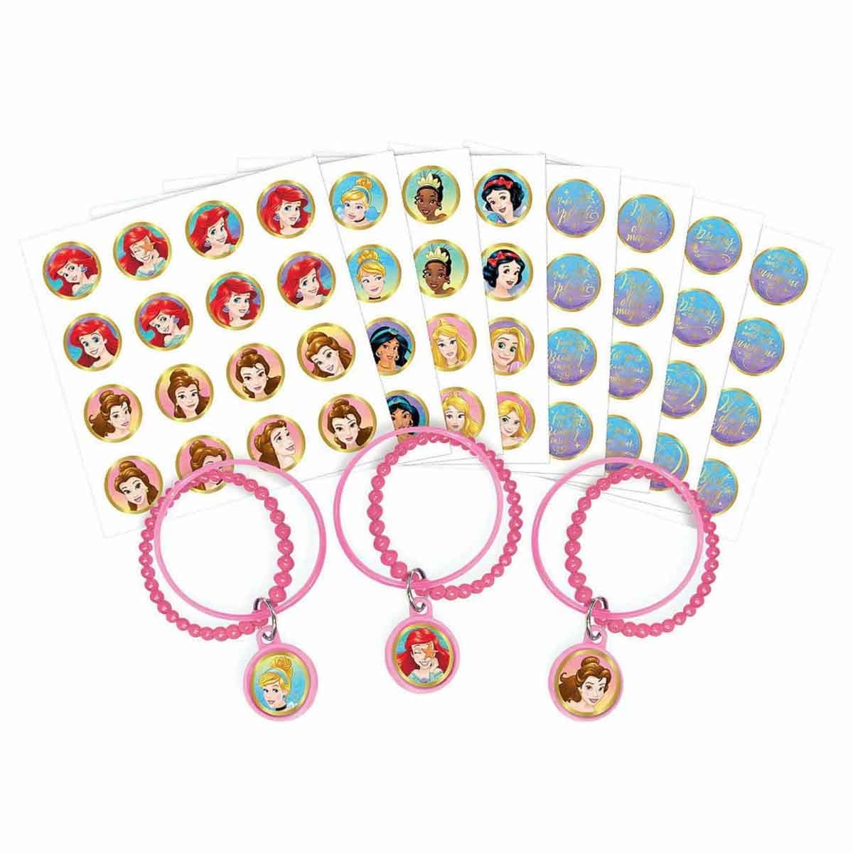 Disney Princess 8-Piece Once Upon A Time Bracelets Set