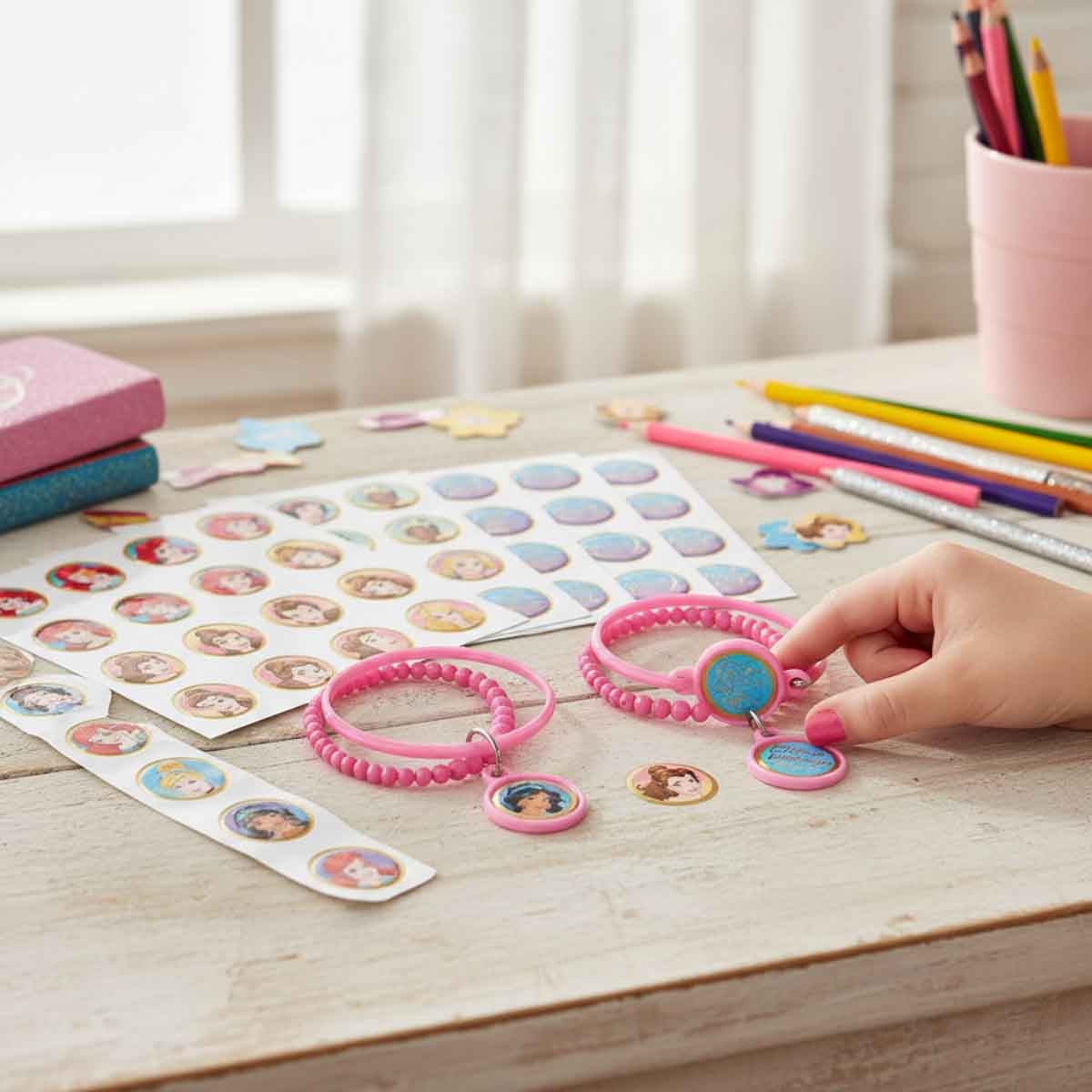 ديزني برنسيس مجموعة 8-قطع أساور قصة خيالية