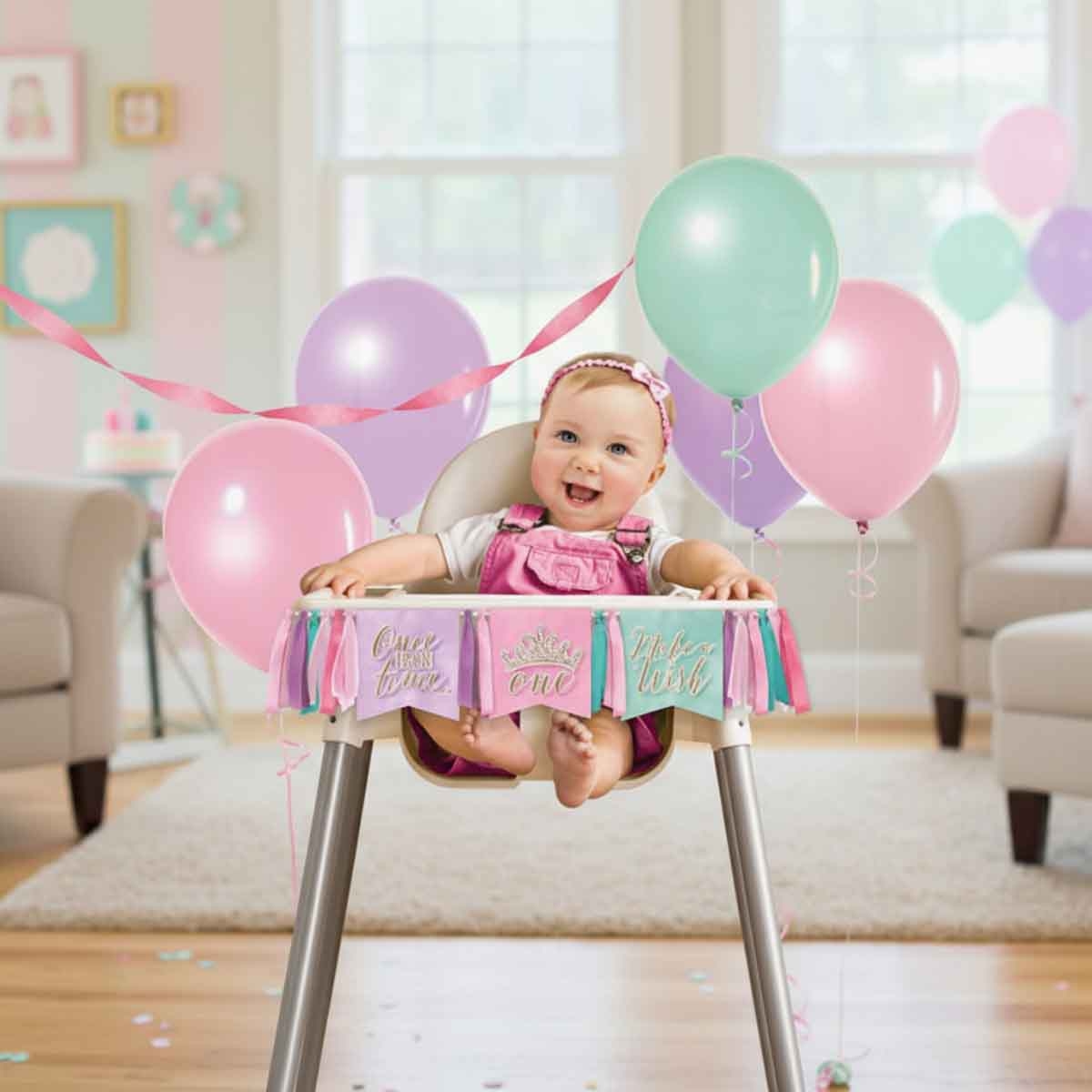 Disney Princess Once Upon A Time High Chair Decorating Kit