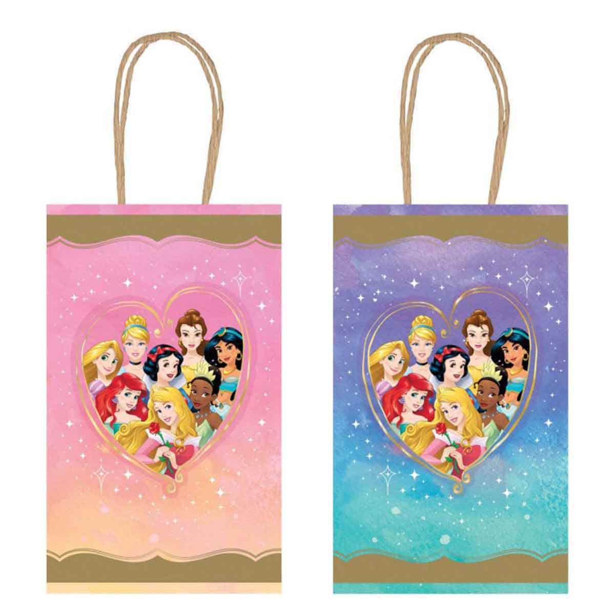 Disney Princess 8-Piece Once Upon A Time Kraft Bags Set
