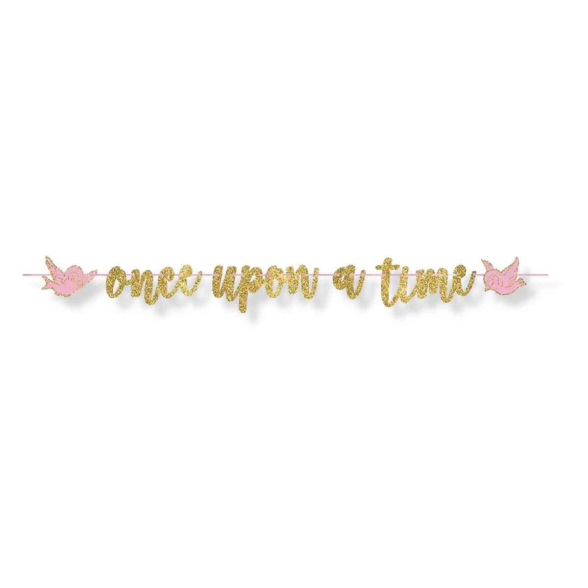 Disney Princess Once Upon A Time Letter Banner