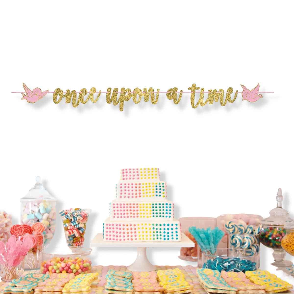 Disney Princess Once Upon A Time Letter Banner