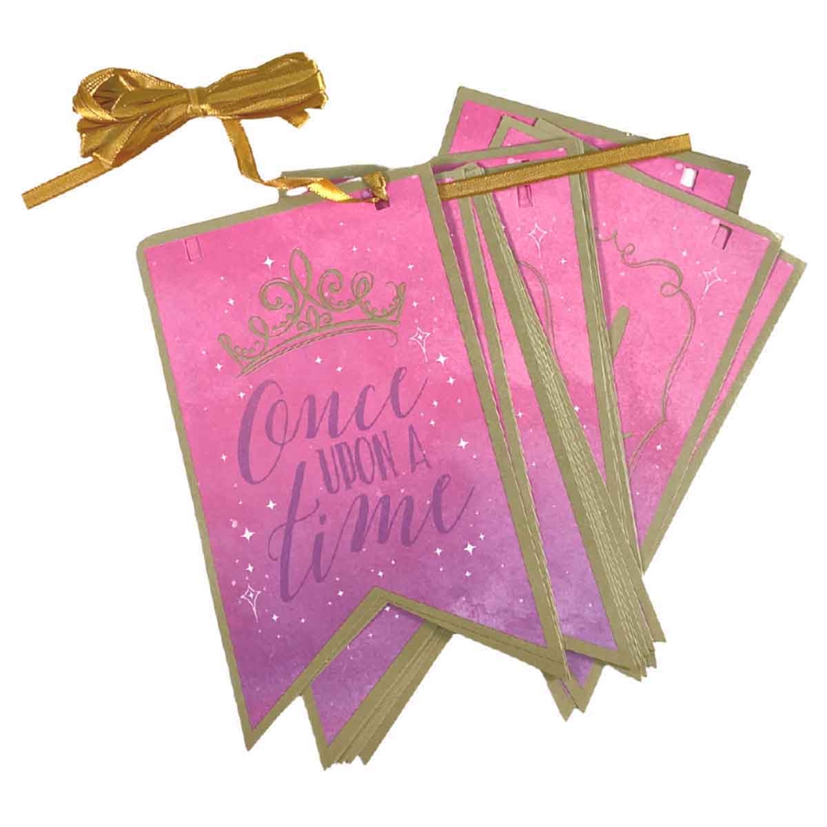 Disney Princess Once Upon A Time Pennant Banner