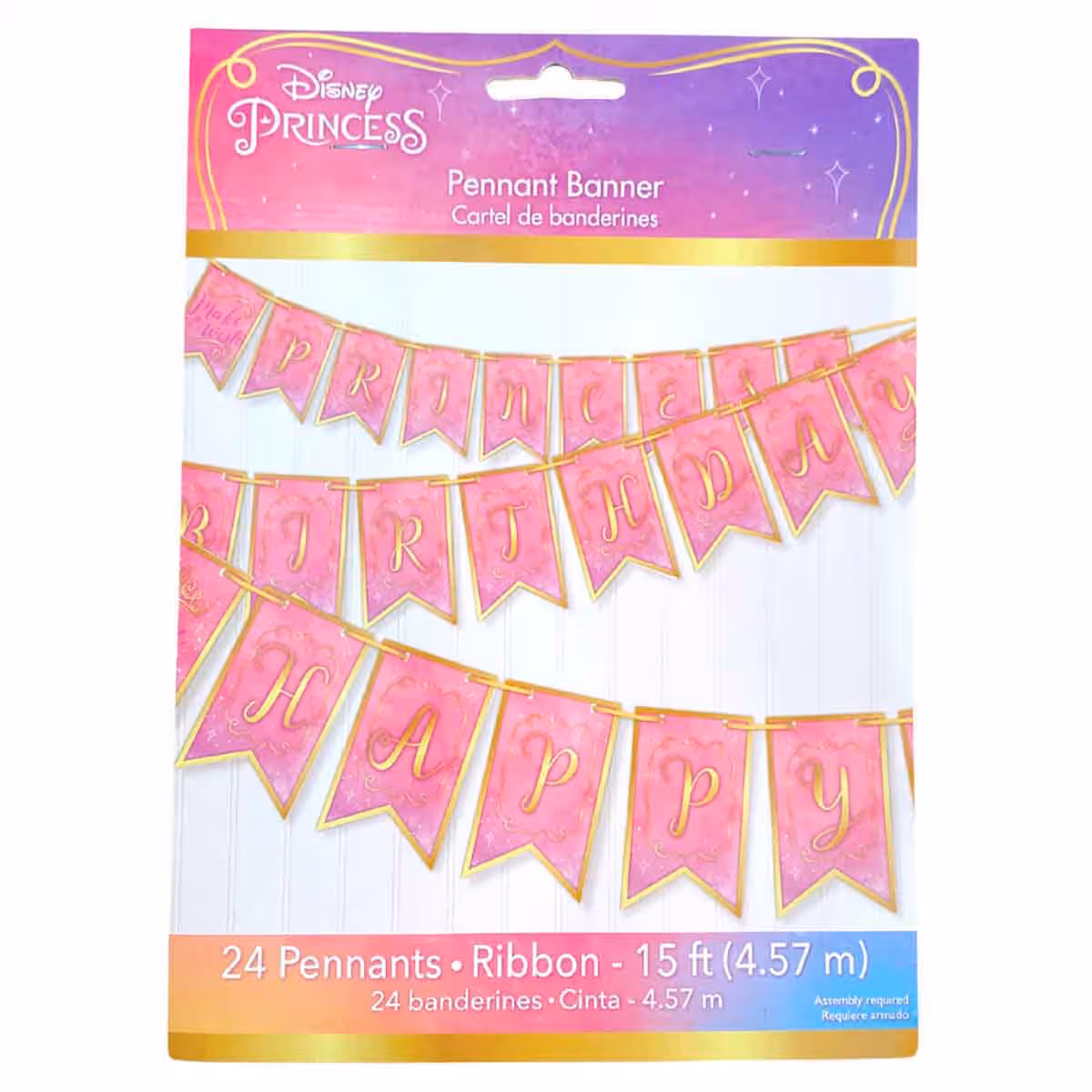 Disney Princess Once Upon A Time Pennant Banner