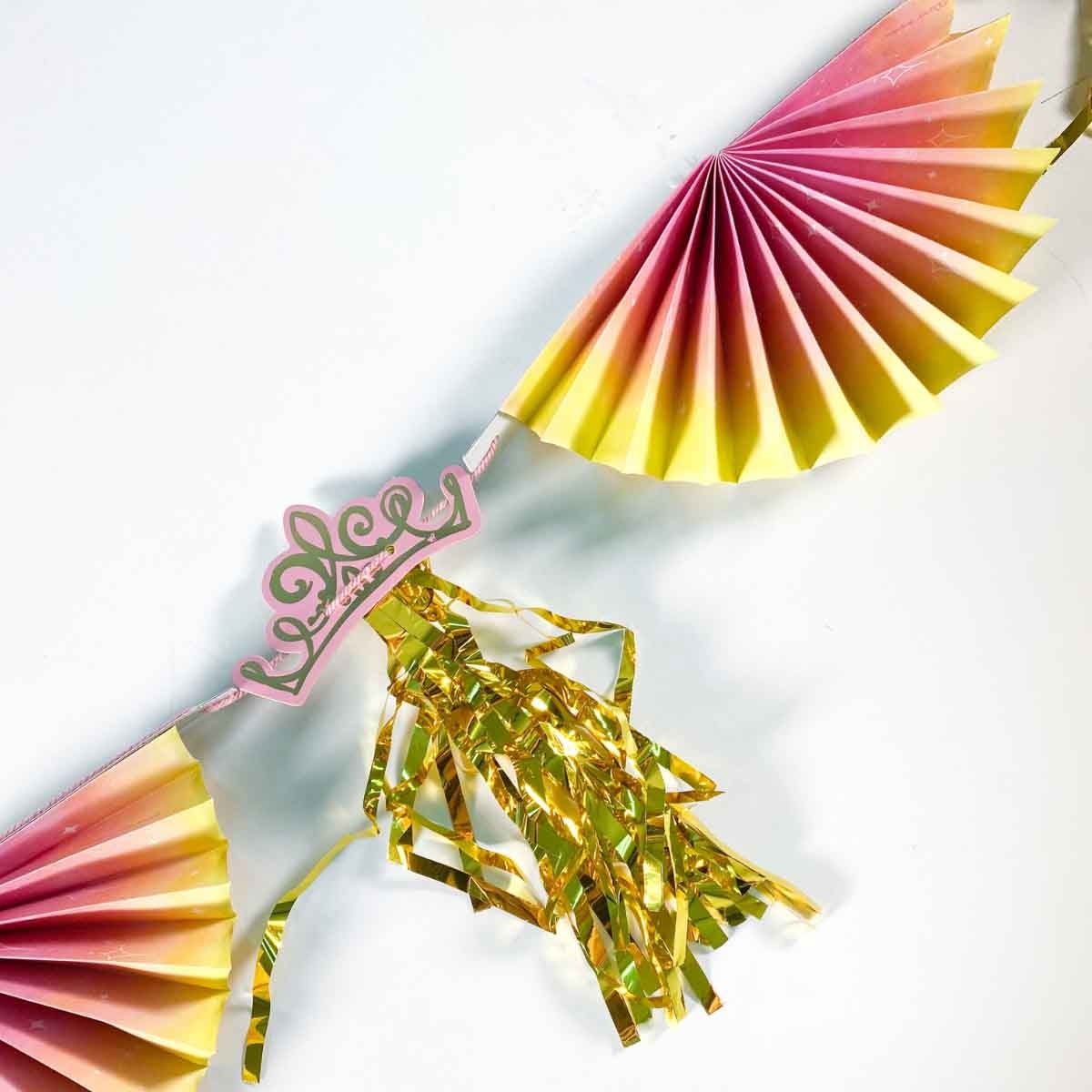 Disney Princess Once Upon A Time Tassel Garland Fans