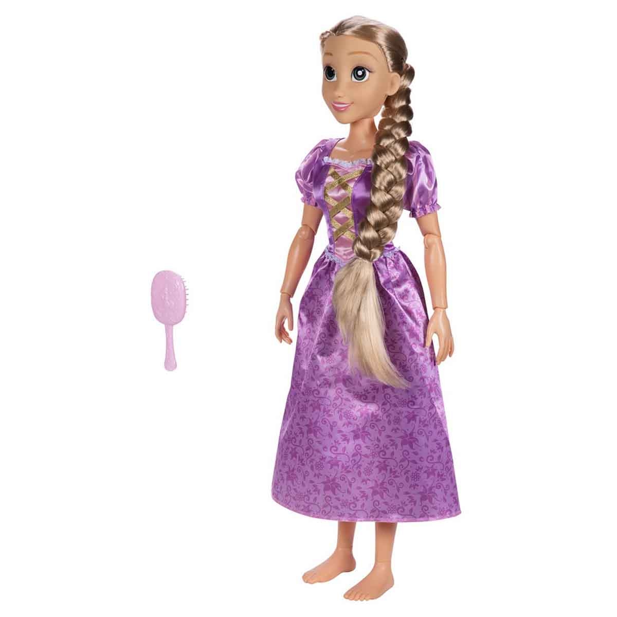 ديزني برينسس دمية رابونزل بلاي ديت 32 إنش للبنات، عمر 3-4 سنوات