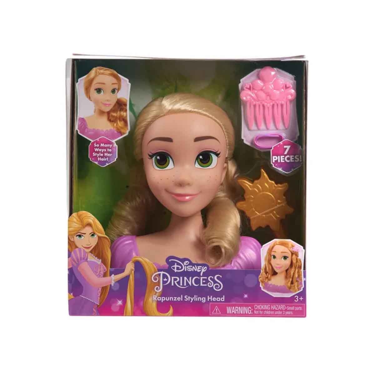 Disney Princess Rapunzel Small Styling Head Girls, 3-4 Years
