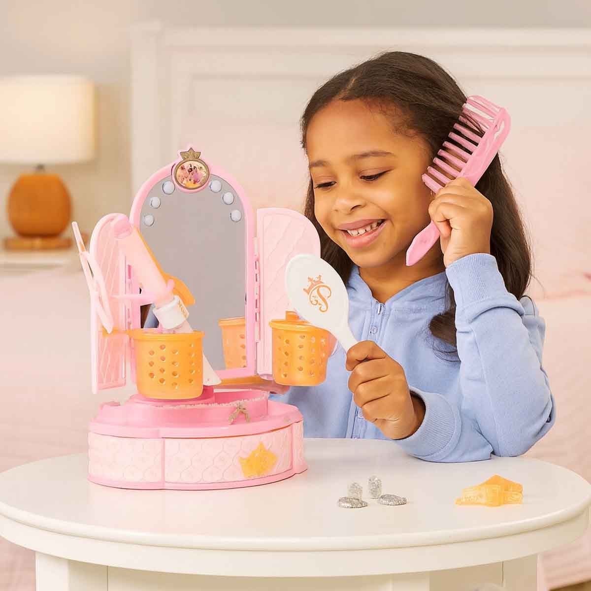 Disney Princess Style Hair & Makeup Mirror Girls, 3-4 Years