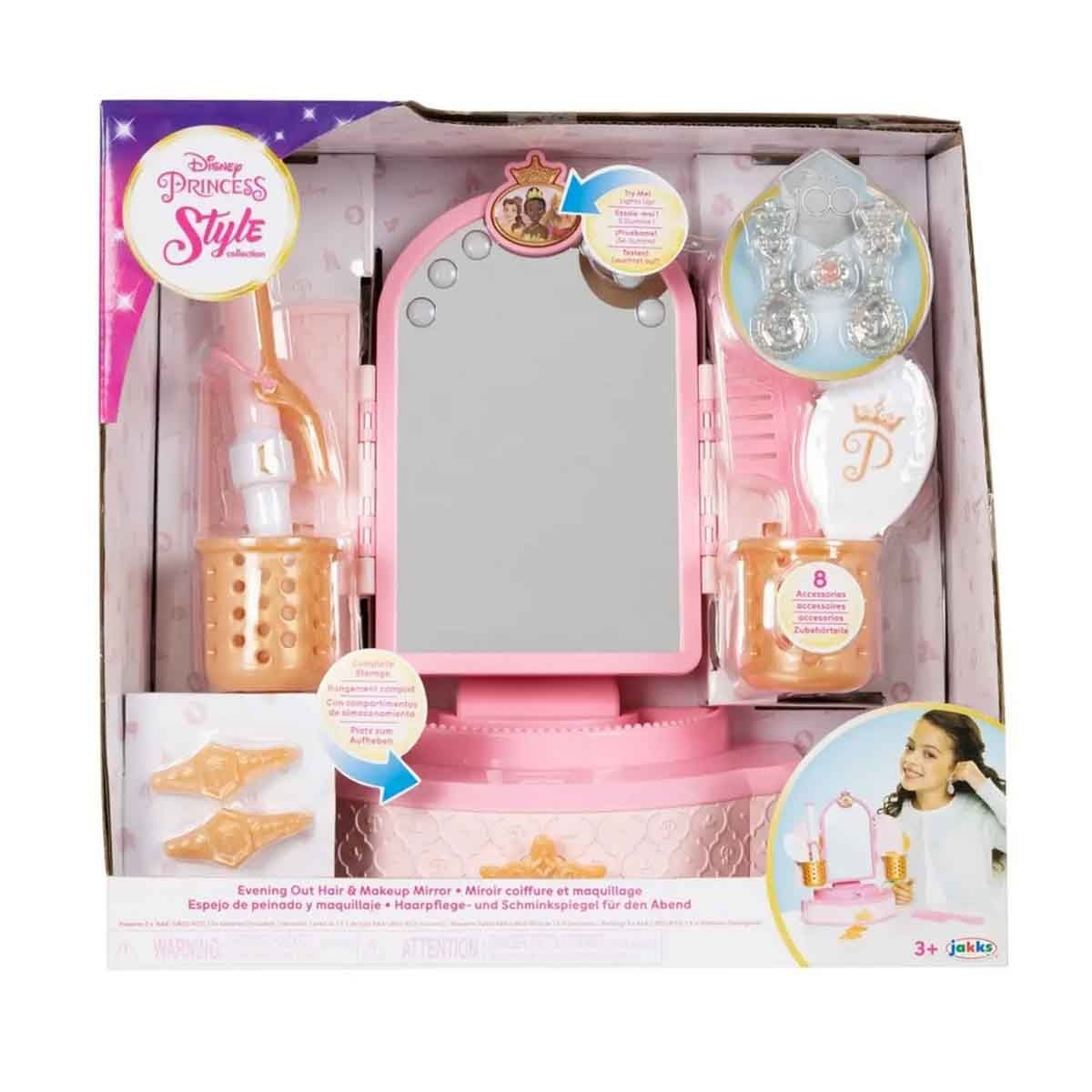 Disney Princess Style Hair & Makeup Mirror Girls, 3-4 Years