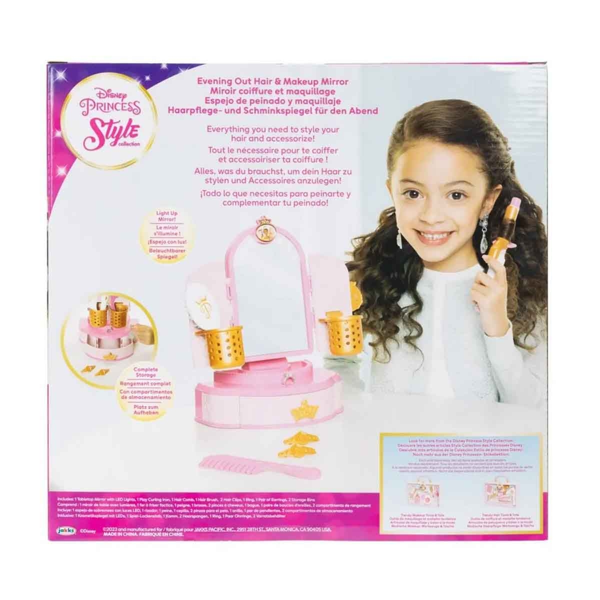 Disney Princess Style Hair & Makeup Mirror Girls, 3-4 Years