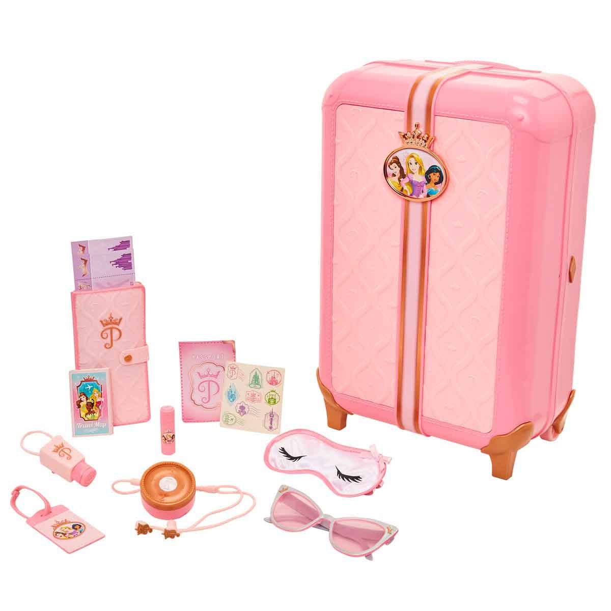 Disney Princess Suitcase Traveller Set Girls, 3-4 Years