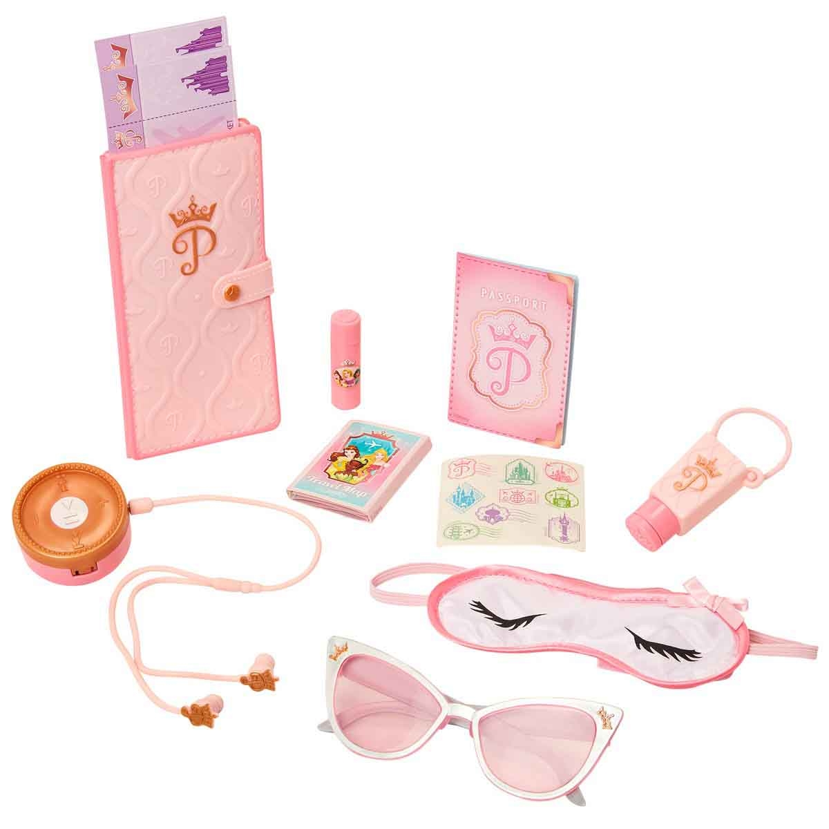 Disney Princess Suitcase Traveller Set Girls, 3-4 Years