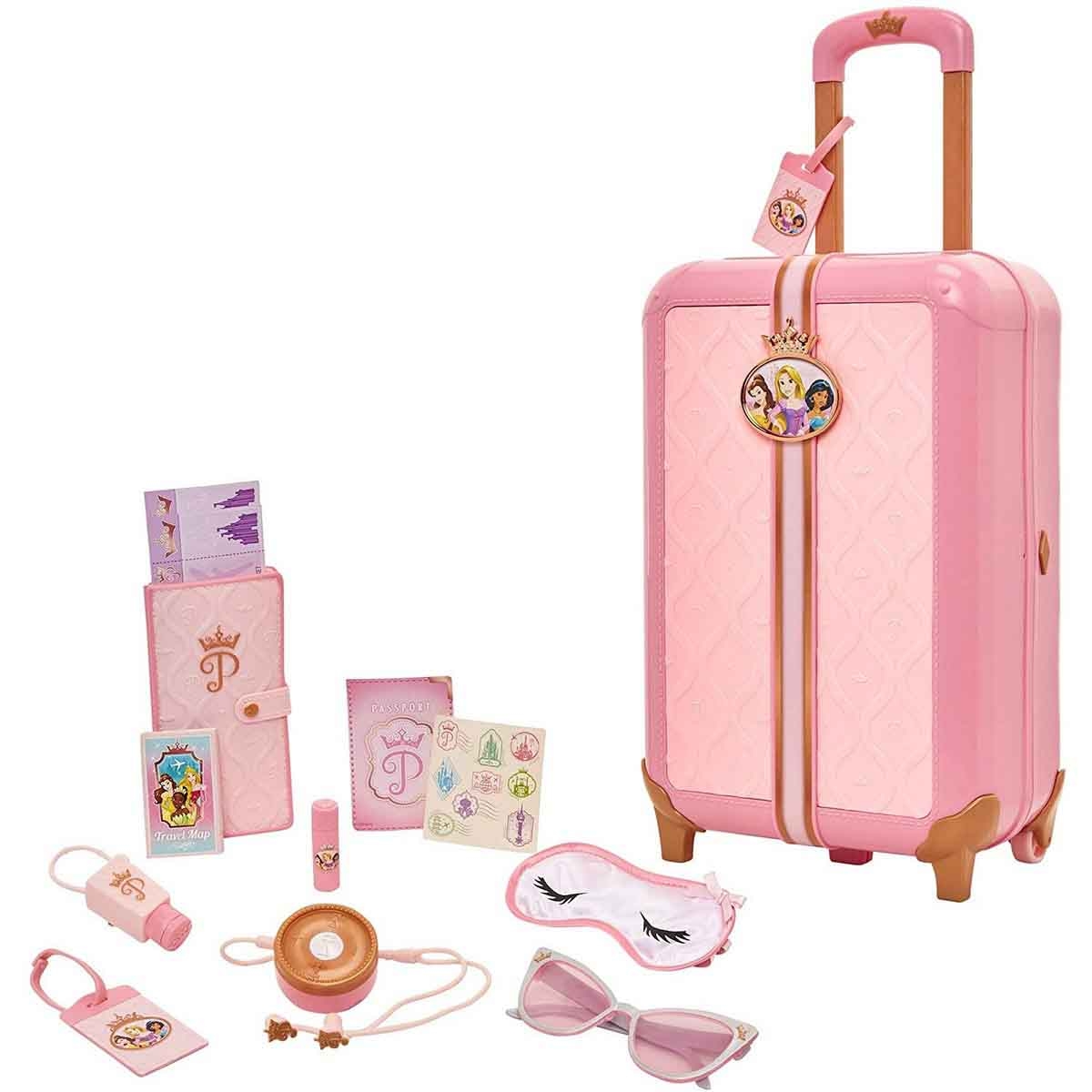 Disney Princess Suitcase Traveller Set Girls, 3-4 Years