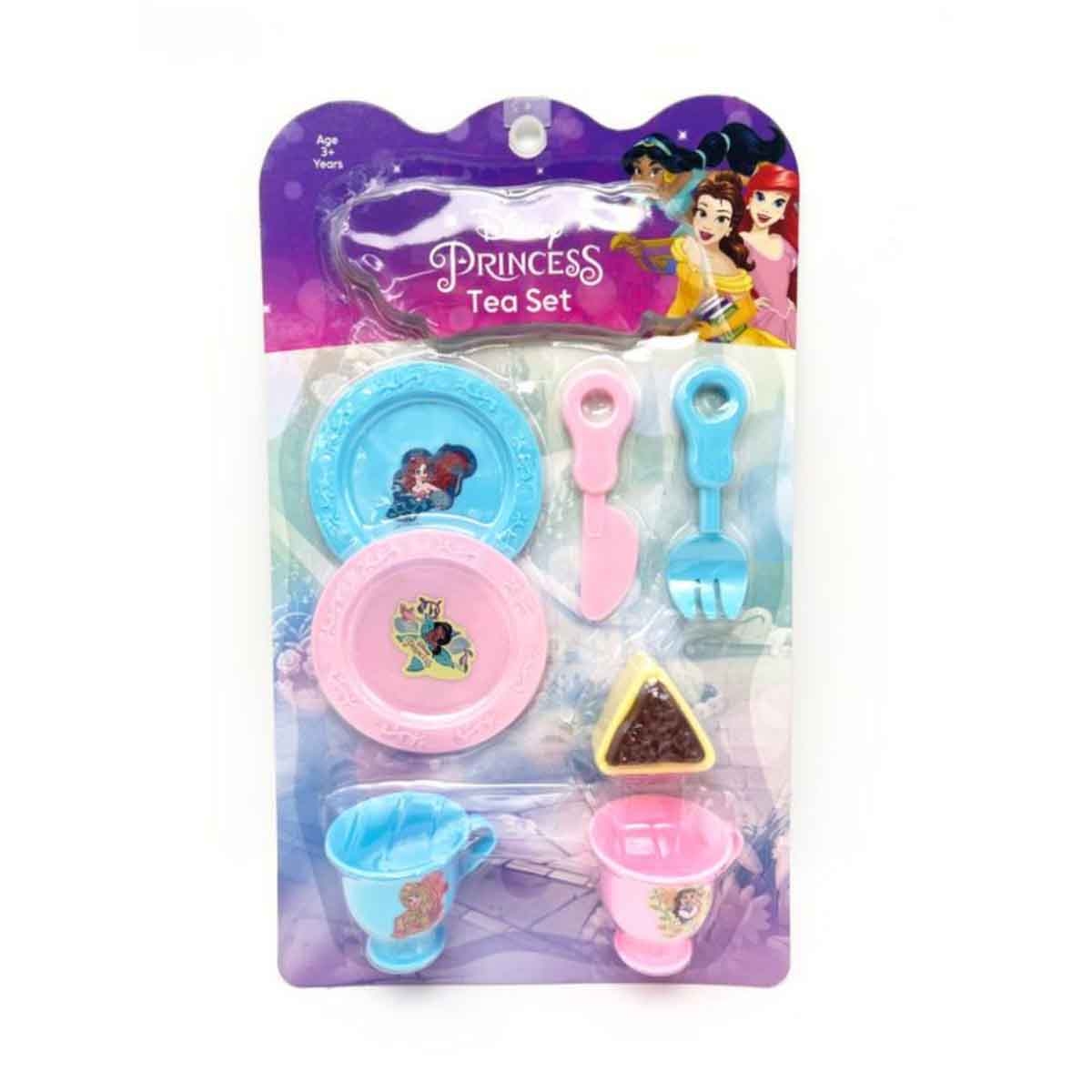 ديزني برنسيس طقم شاي منوع للبنات، 3-4 سنوات