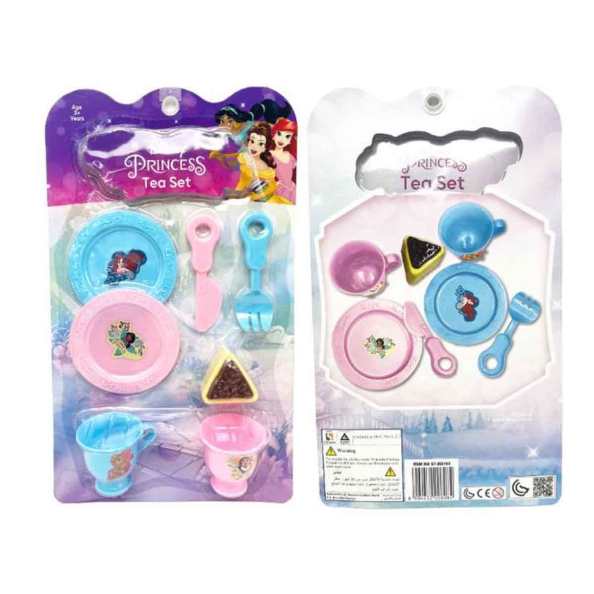 ديزني برنسيس طقم شاي منوع للبنات، 3-4 سنوات