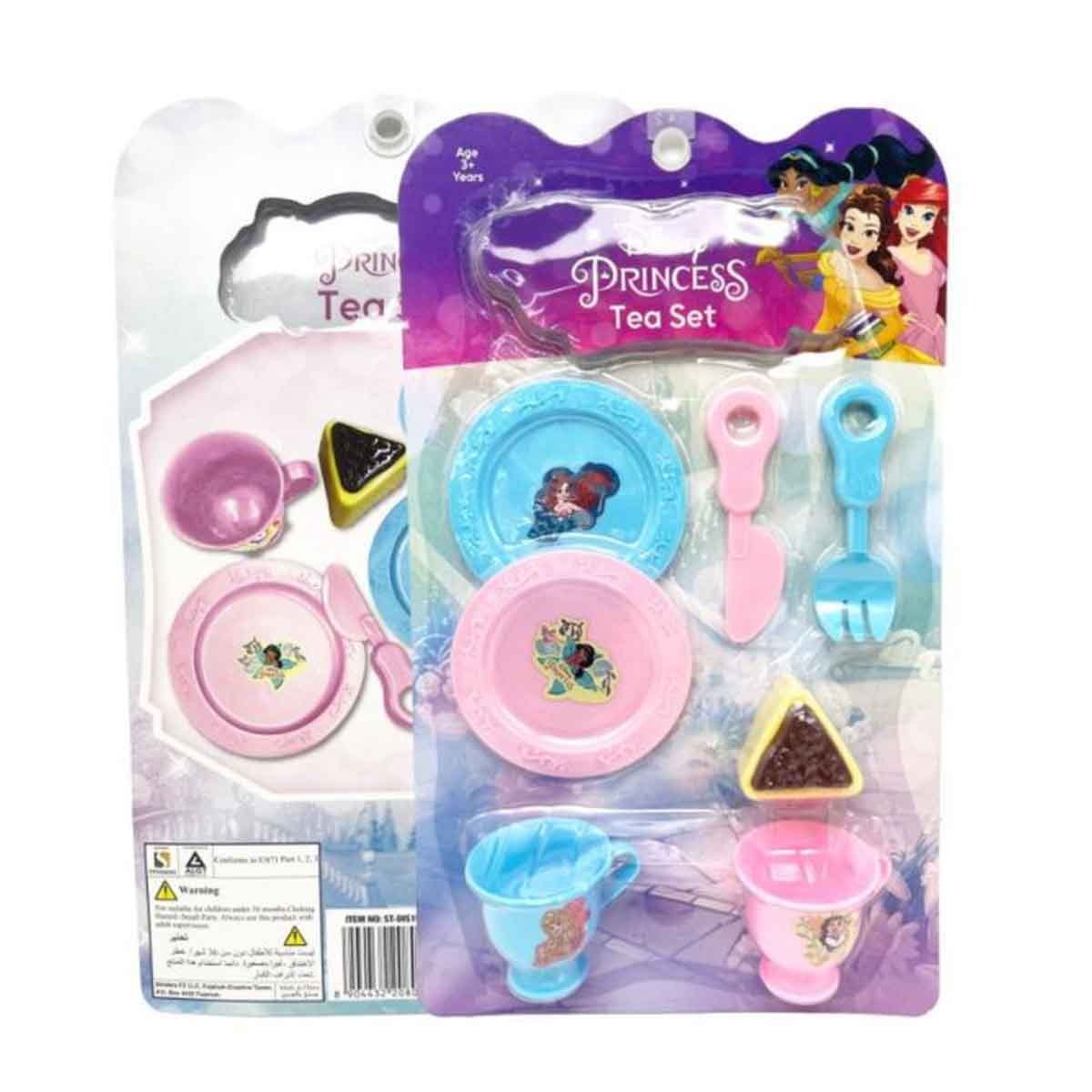 ديزني برنسيس طقم شاي منوع للبنات، 3-4 سنوات