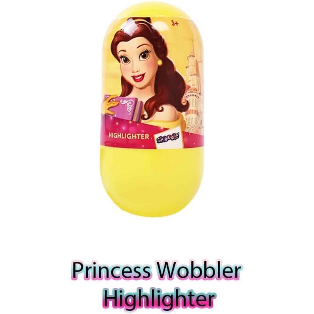 Disney Princess Wobbler Highlighter with Backer Card Unisex, 3-4 Years