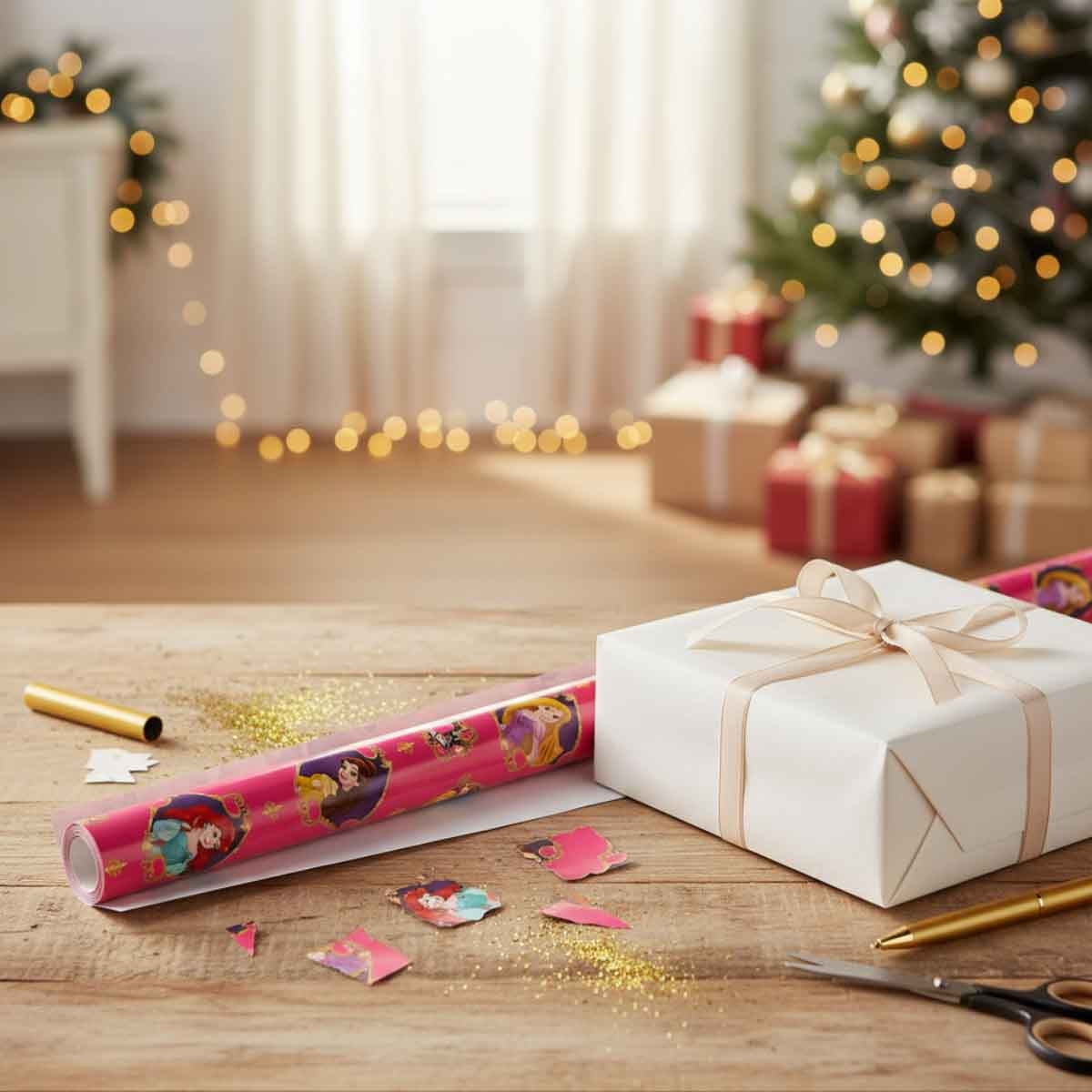 Disney Princess Keys to the Kingdom Gift Wrap