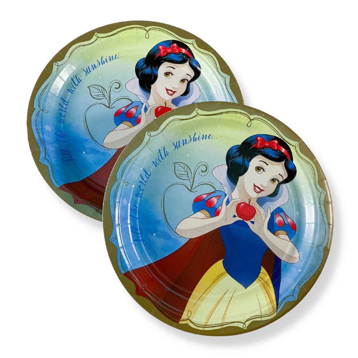 Disney Princess 8-Piece 9" Snow White Paper Plate Set
