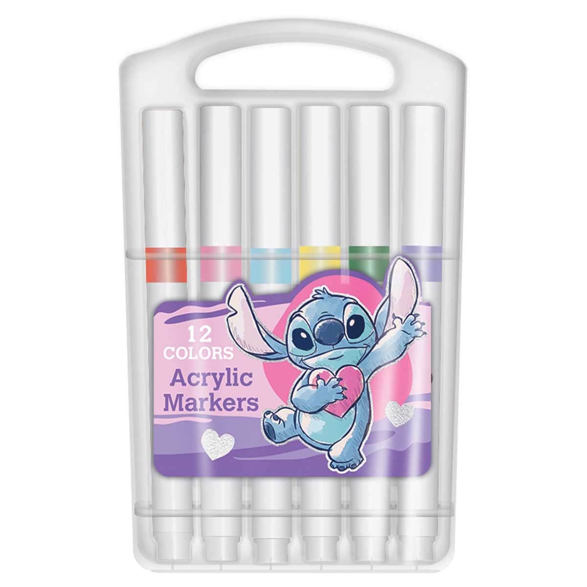 Disney Stitch 12-Piece Markers Set Unisex, 3-4 Years