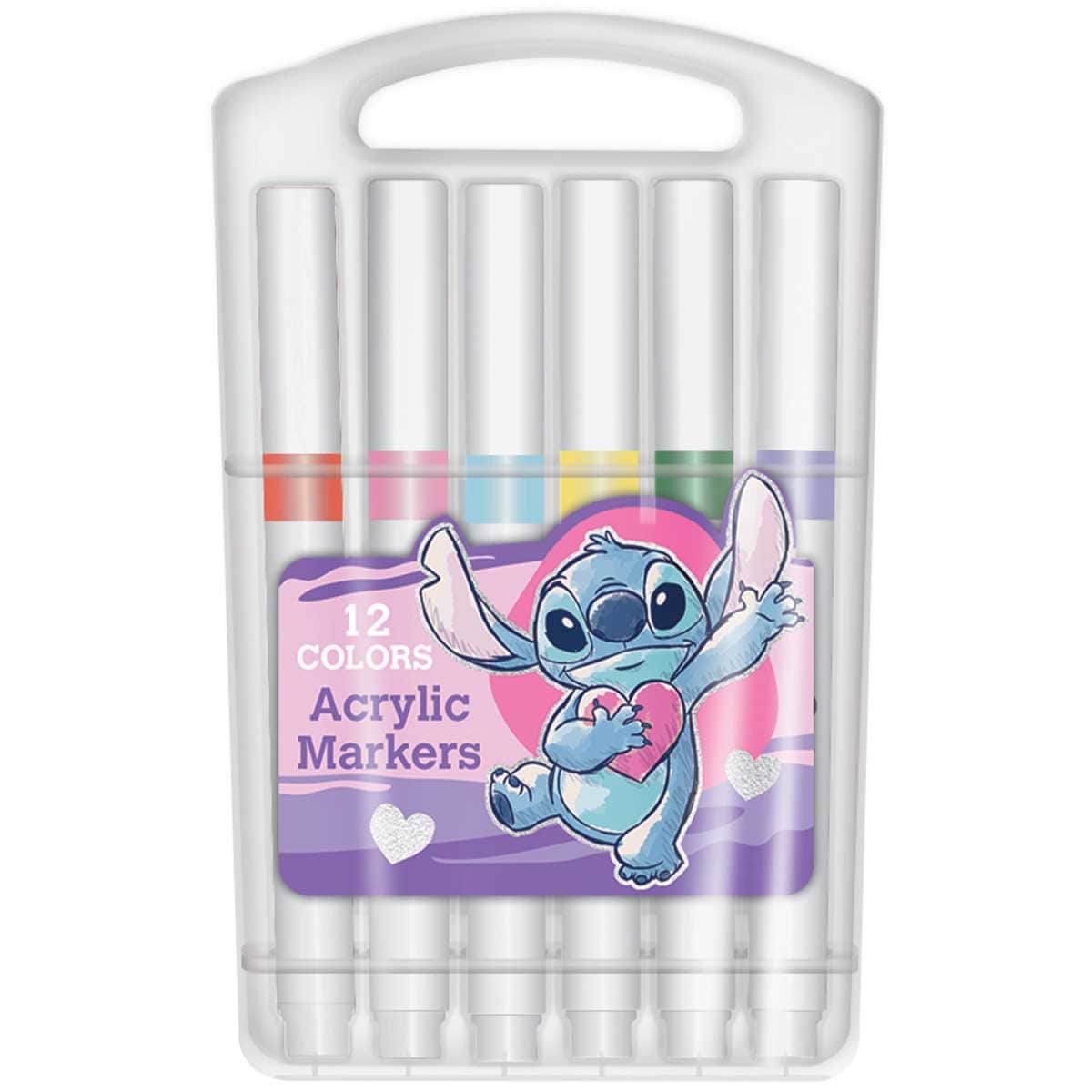 Disney Stitch 12-Piece Markers Set Unisex, 3-4 Years