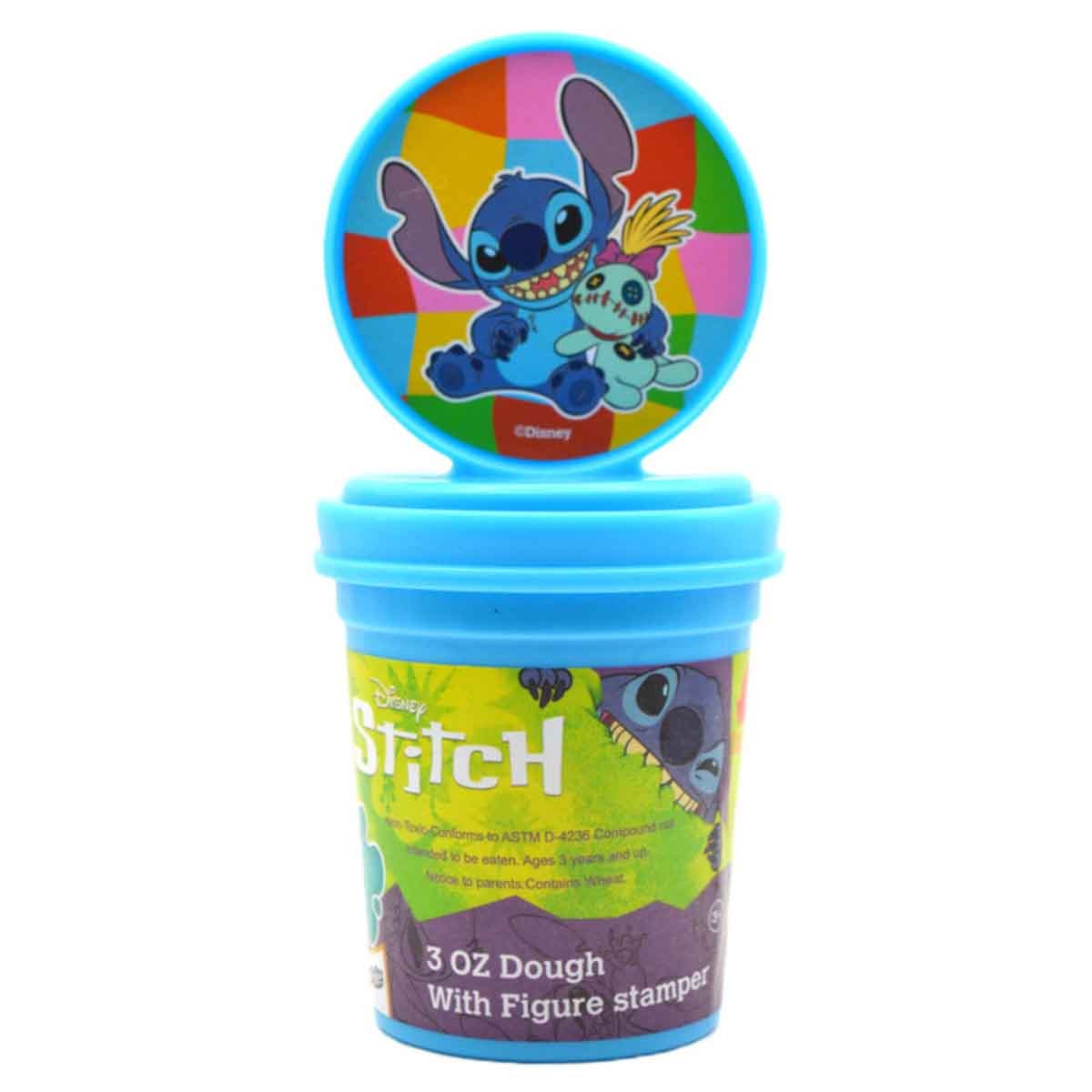 Disney Stitch 3 oz. Dough with Figure Stamper Unisex, 3-4 Years