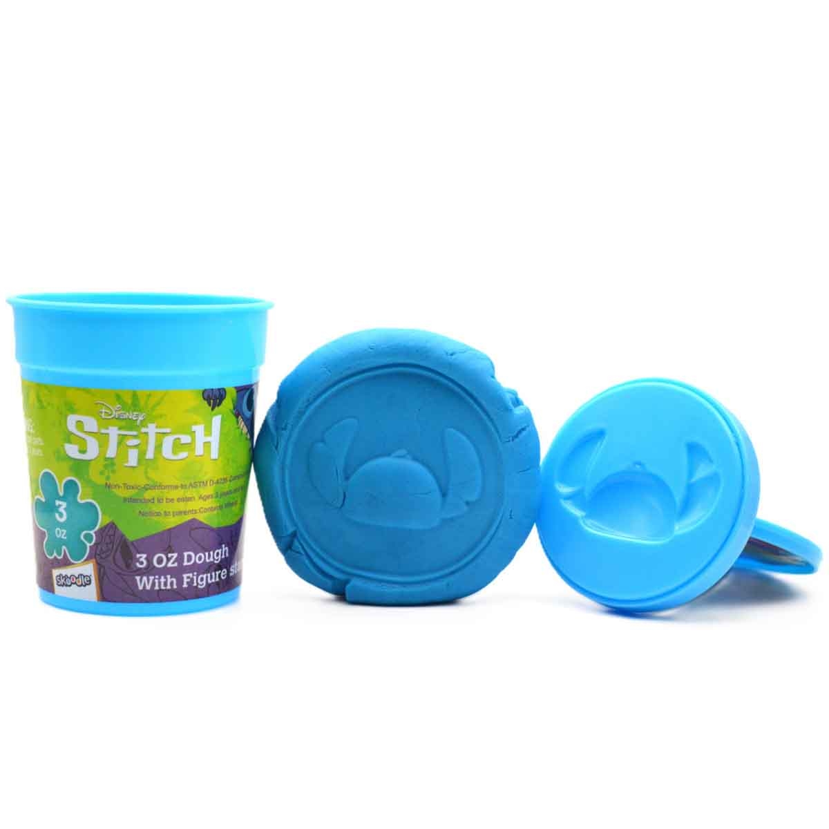 Disney Stitch 3 oz. Dough with Figure Stamper Unisex, 3-4 Years