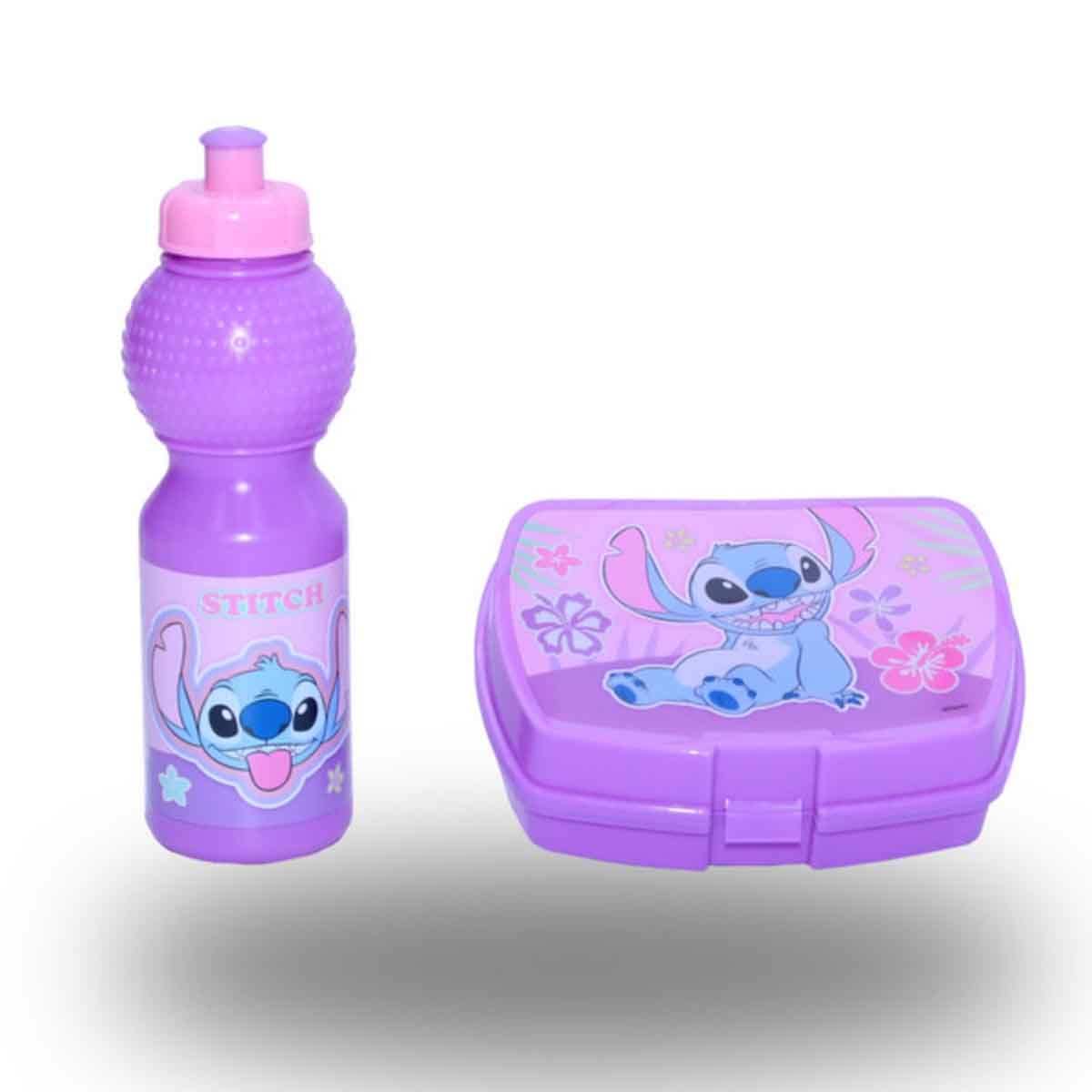 ليليو & ستيتش مجموعة حقيبة ترولي وظهر مقاس 14 انش مع صندوق غداء وزجاجة ماء