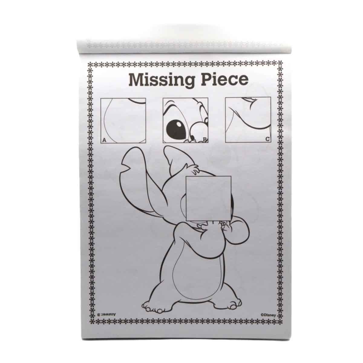 Disney Stitch Activity Fun Pad with Stackable Crayon Unisex, 3-4 Years