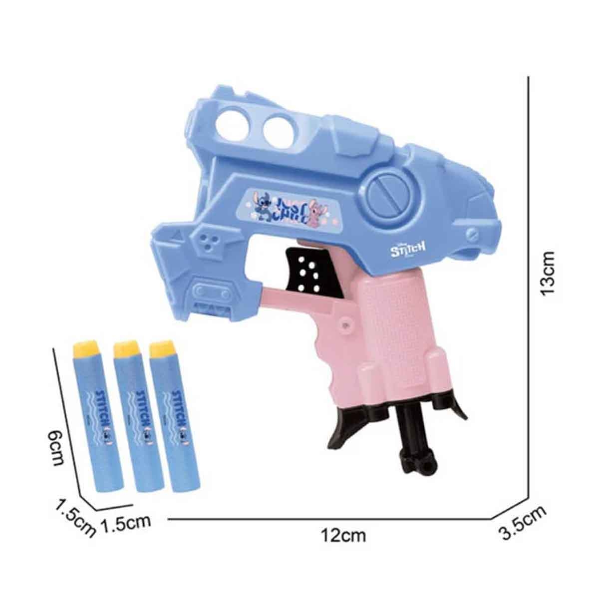 Disney Stitch Junior Explorer Foam Blaster with 3 Darts Unisex, 3-4 Years