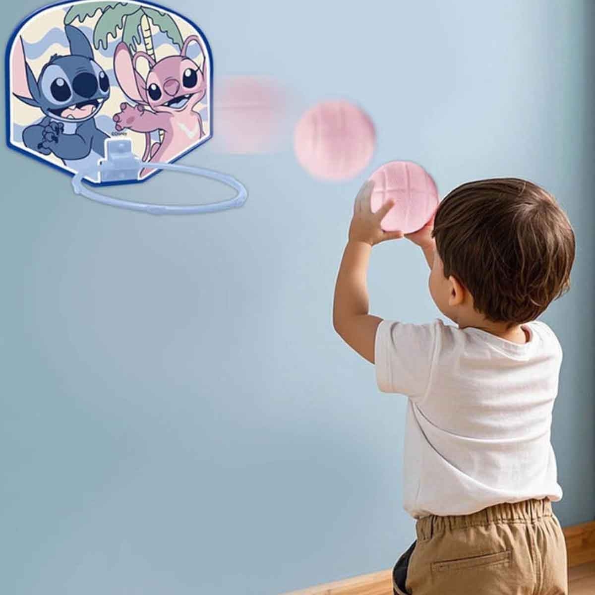 Disney Stitch Mini Basketball Set with Hoop Unisex, 3-4 Years