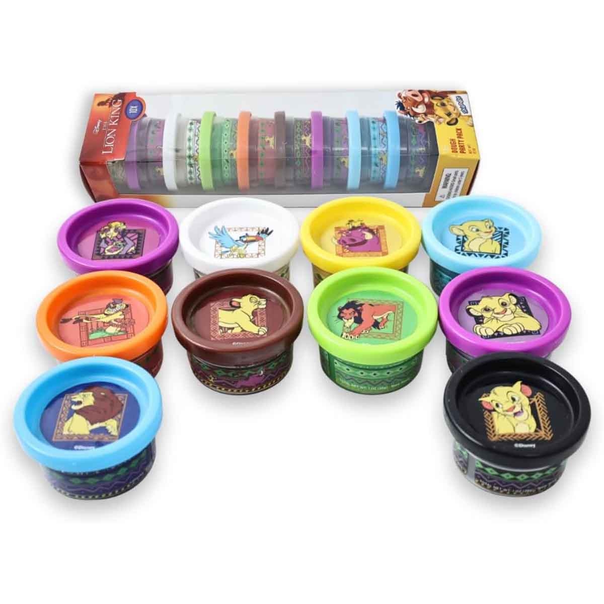 ديزني ذا لايون كينغ مجموعة حفلة للأطفال بعمر 3-4 سنوات (عدد 10)
