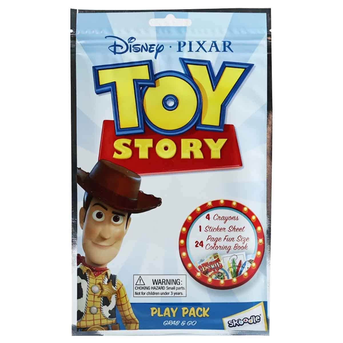 Disney Princess & Toy Story Play Packs with Jumbo Crayons Bundle