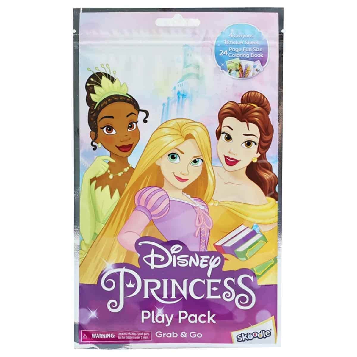 Disney Princess & Toy Story Play Packs with Jumbo Crayons Bundle