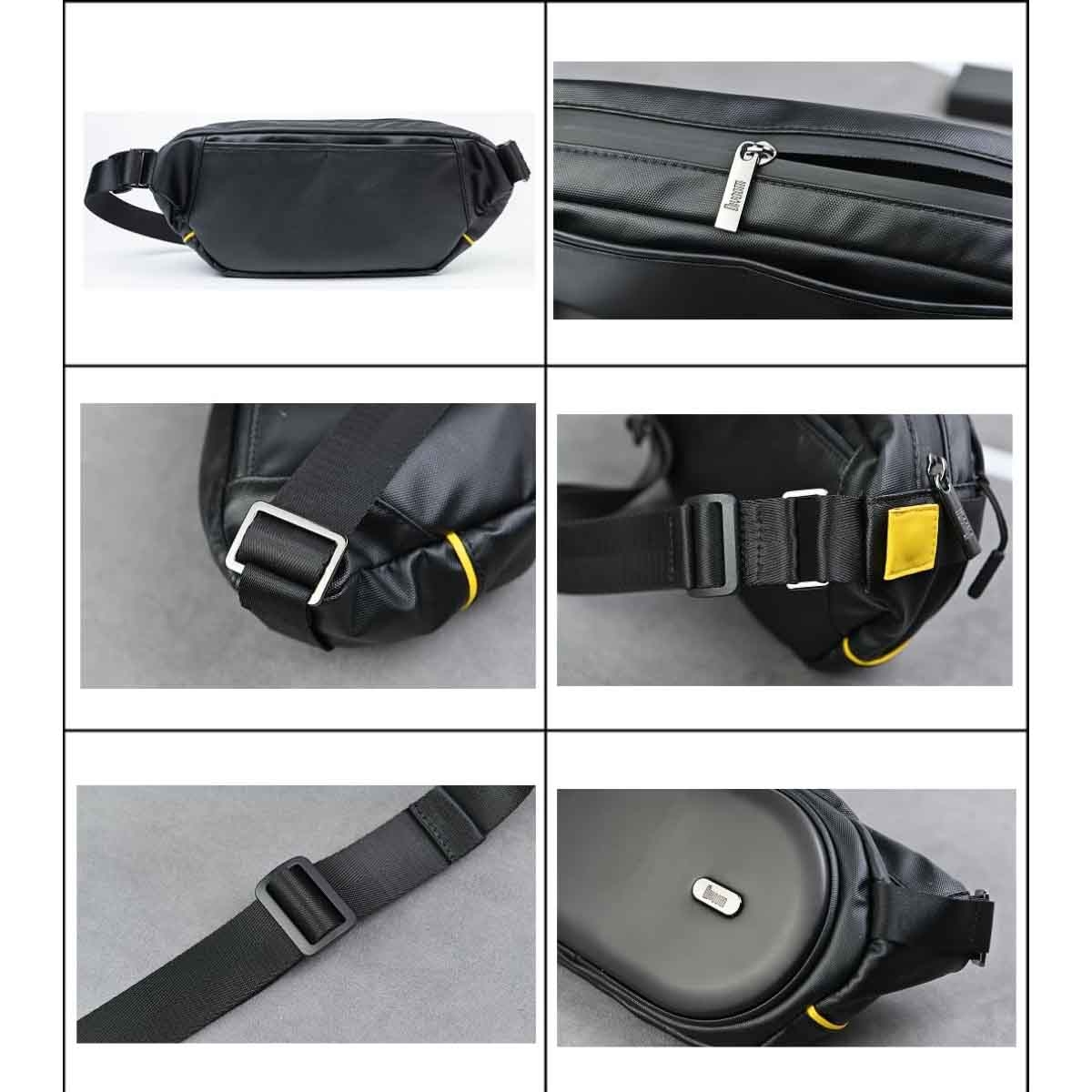 Divoom Black Pixoo C Customizable LED Screen Sling Bag