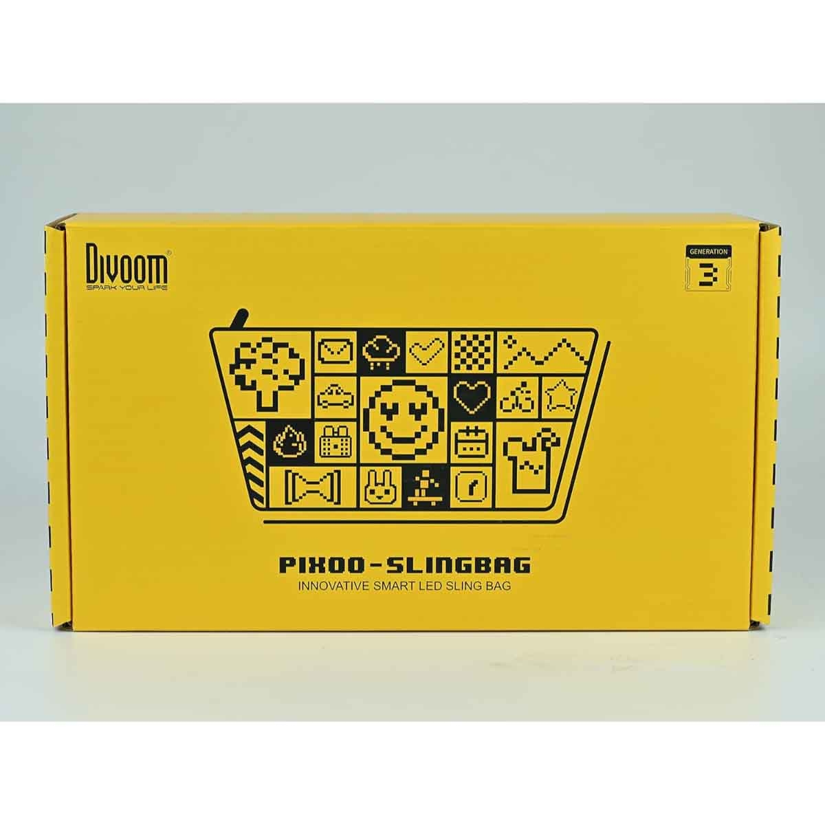 Divoom Black Pixoo Sling Bag