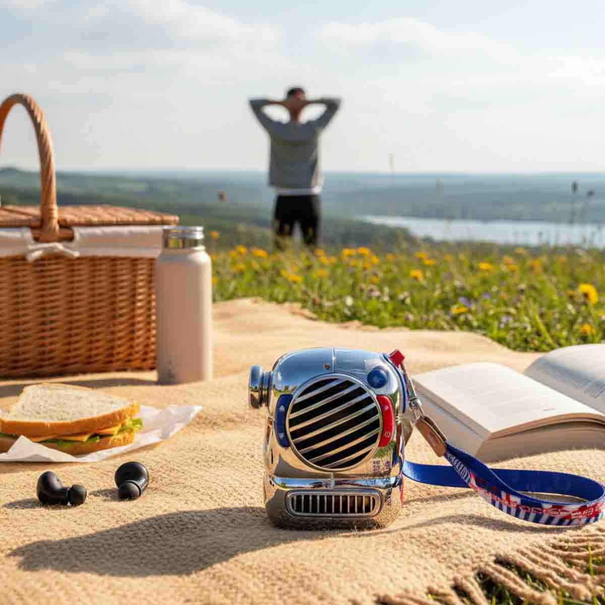 Divoom Blue Spark-Pop Portable Small Bluetooth Speaker