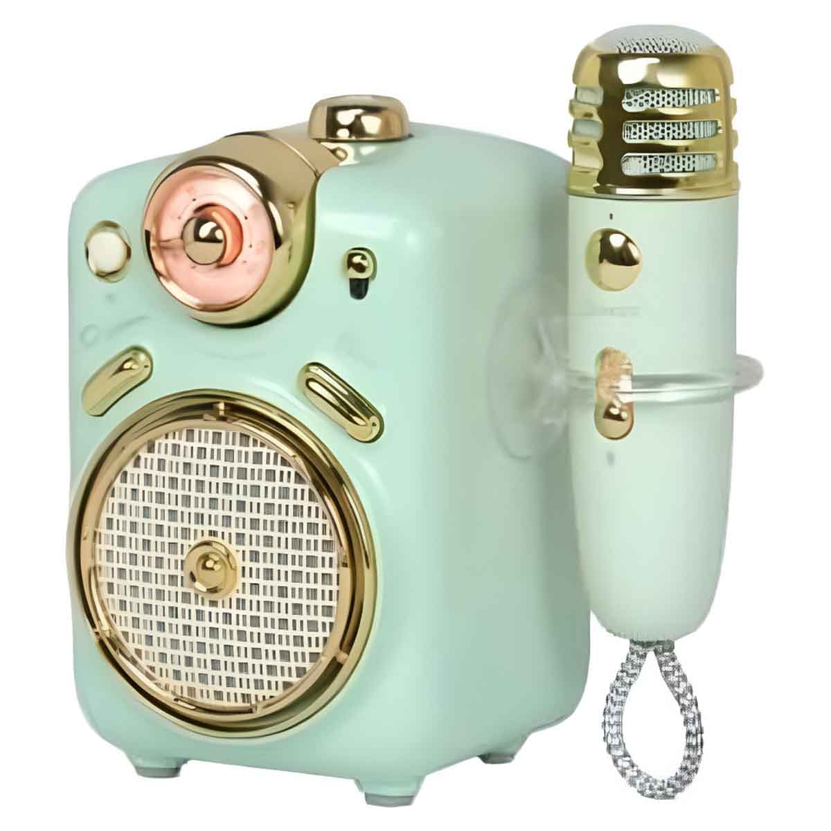 Divoom Fairy-2 Mini Karaoke Speaker with Wireless Microphone