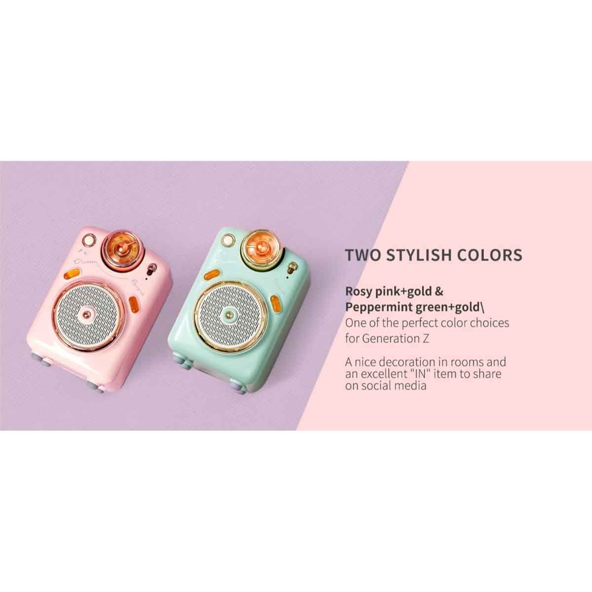Divoom Fairy-2 Mini Karaoke Speaker with Wireless Microphone