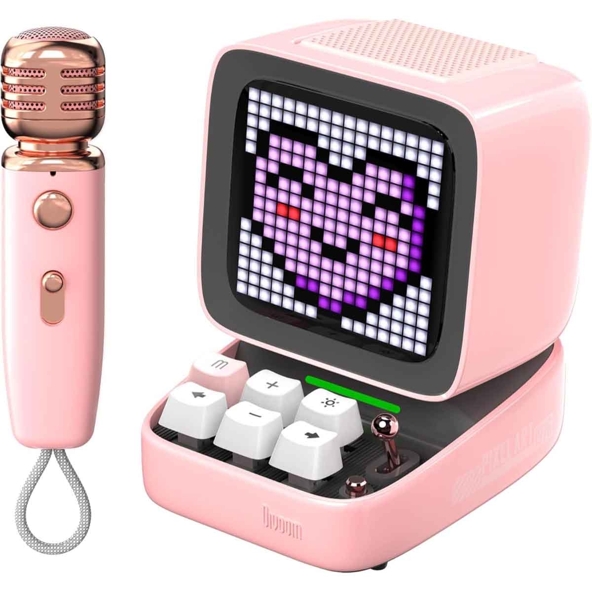Divoom Pink DitooMic Bluetooth Speaker & Microphone