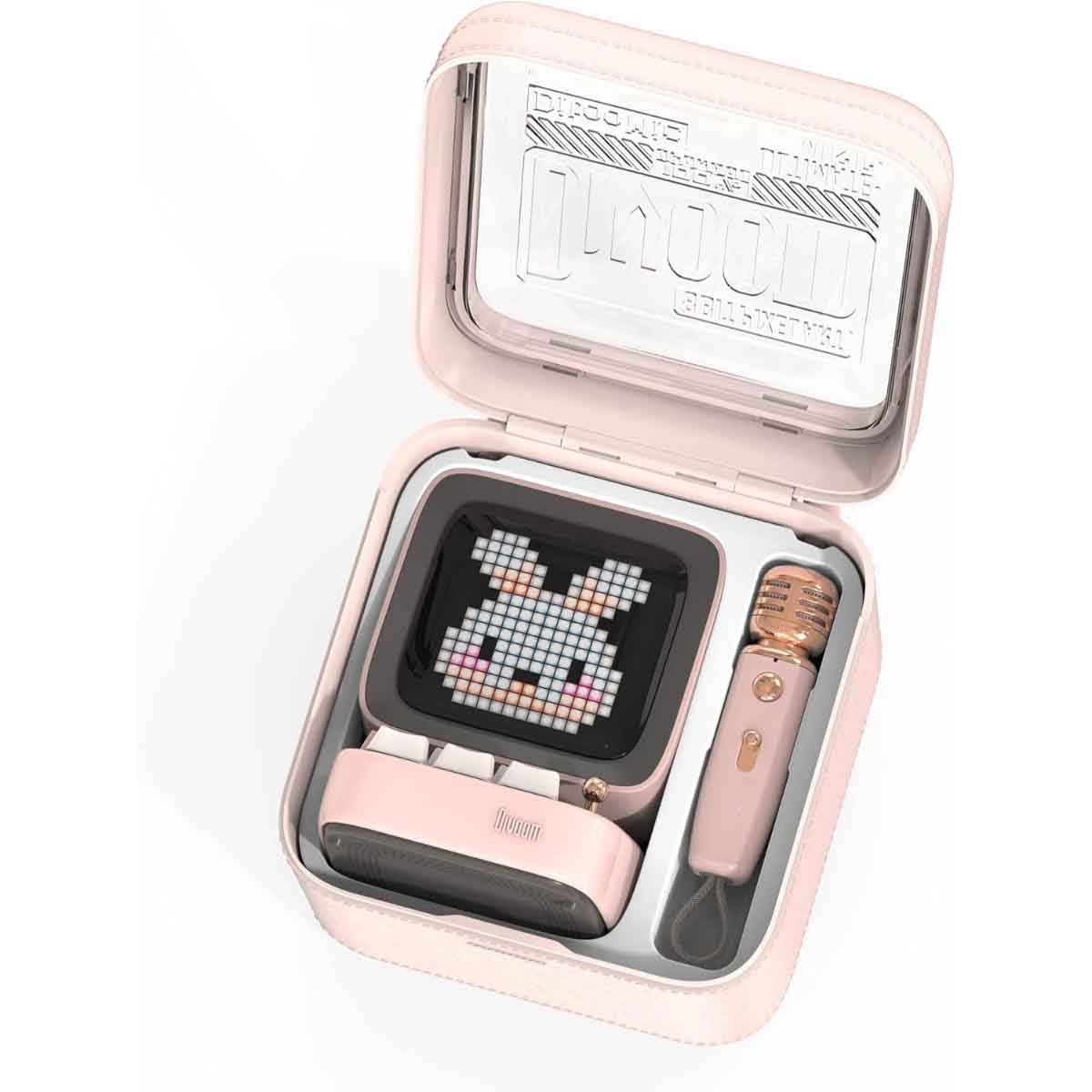 Divoom Pink DitooMic Bluetooth Speaker & Microphone