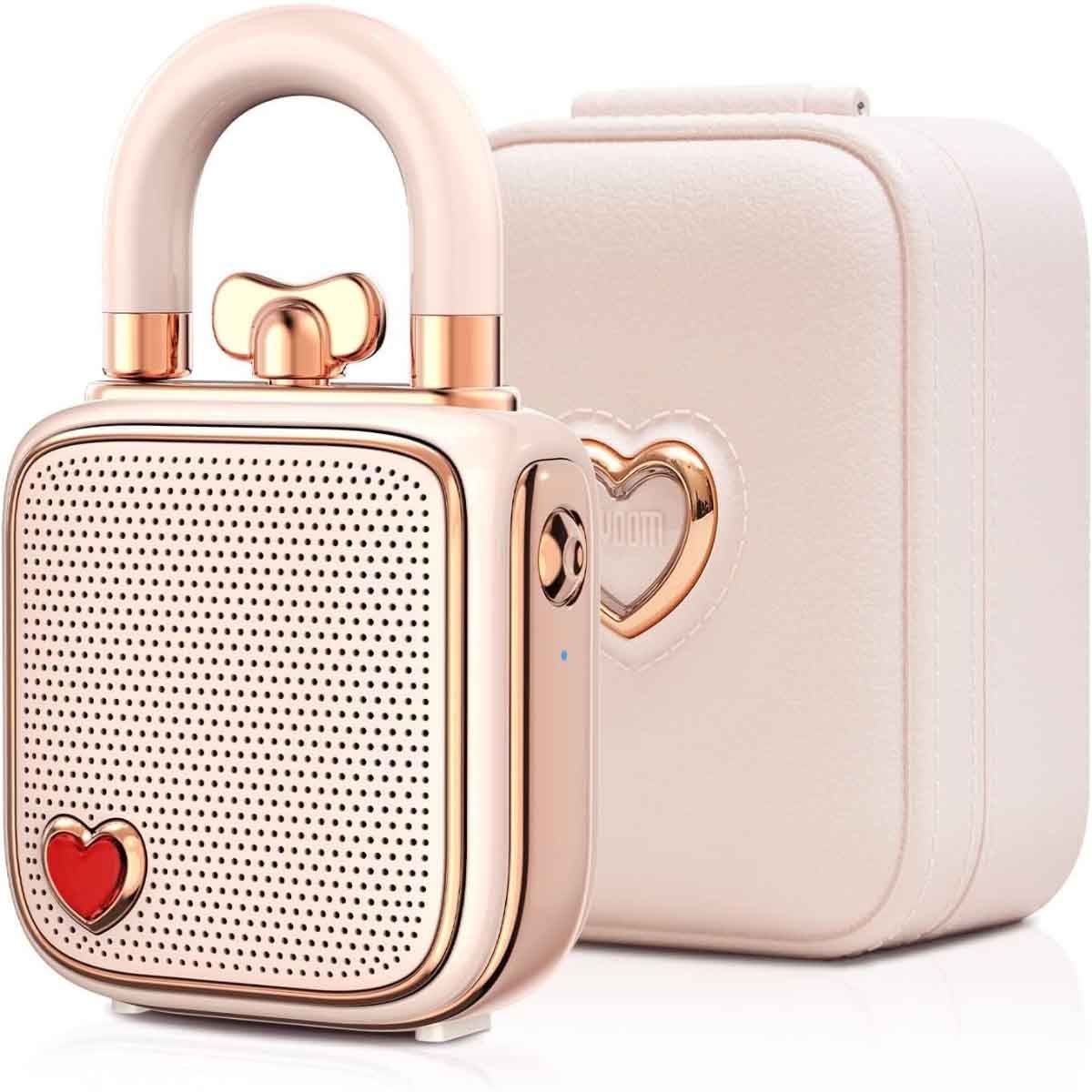 Divoom Pink Love Lock Bluetooth Speaker