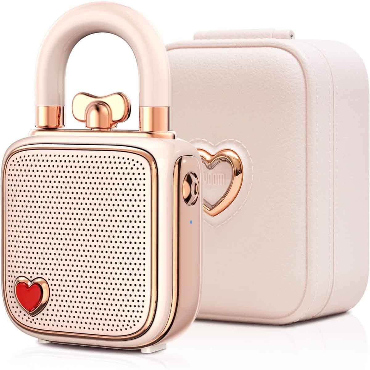 Divoom Pink Love Lock Bluetooth Speaker
