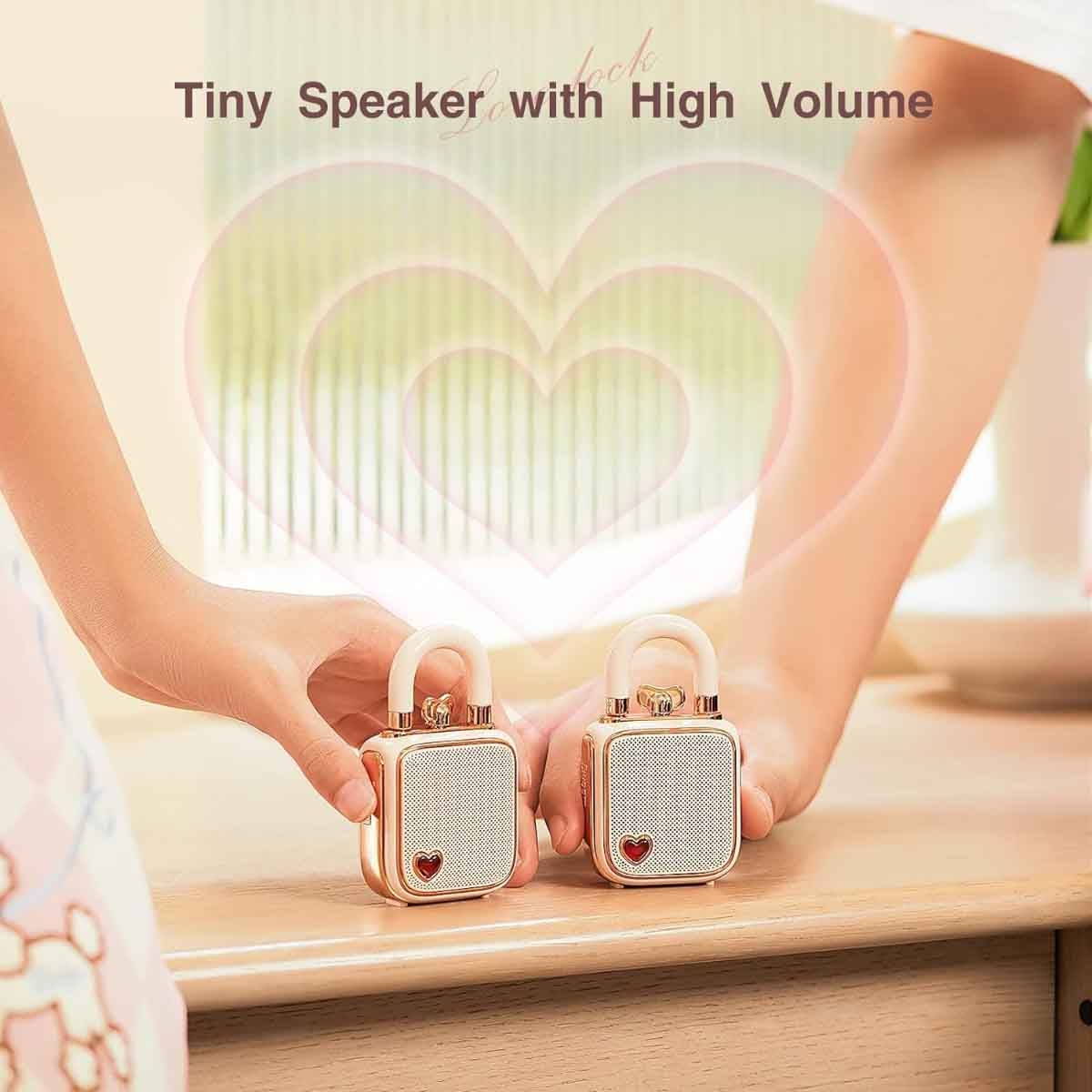Divoom Pink Love Lock Bluetooth Speaker