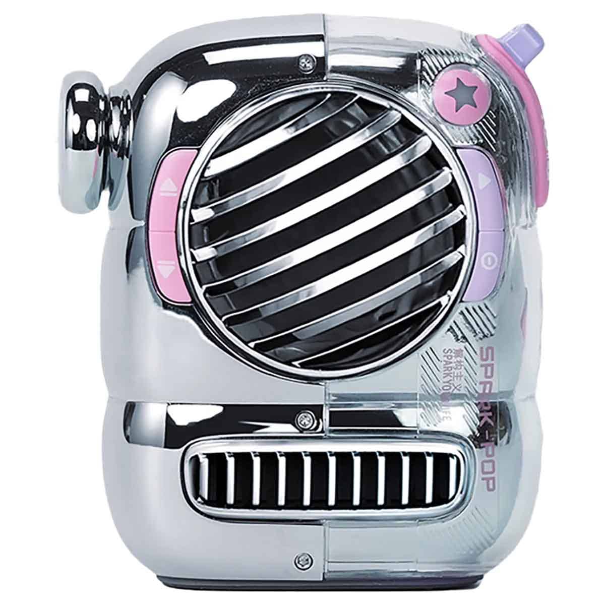 Divoom Pink Spark-Pop Portable Small Bluetooth Speaker